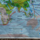 Old school MDI map "The world at the end of the 16th century"