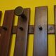 Mid century wall mounted coat and hat rack, 1960s