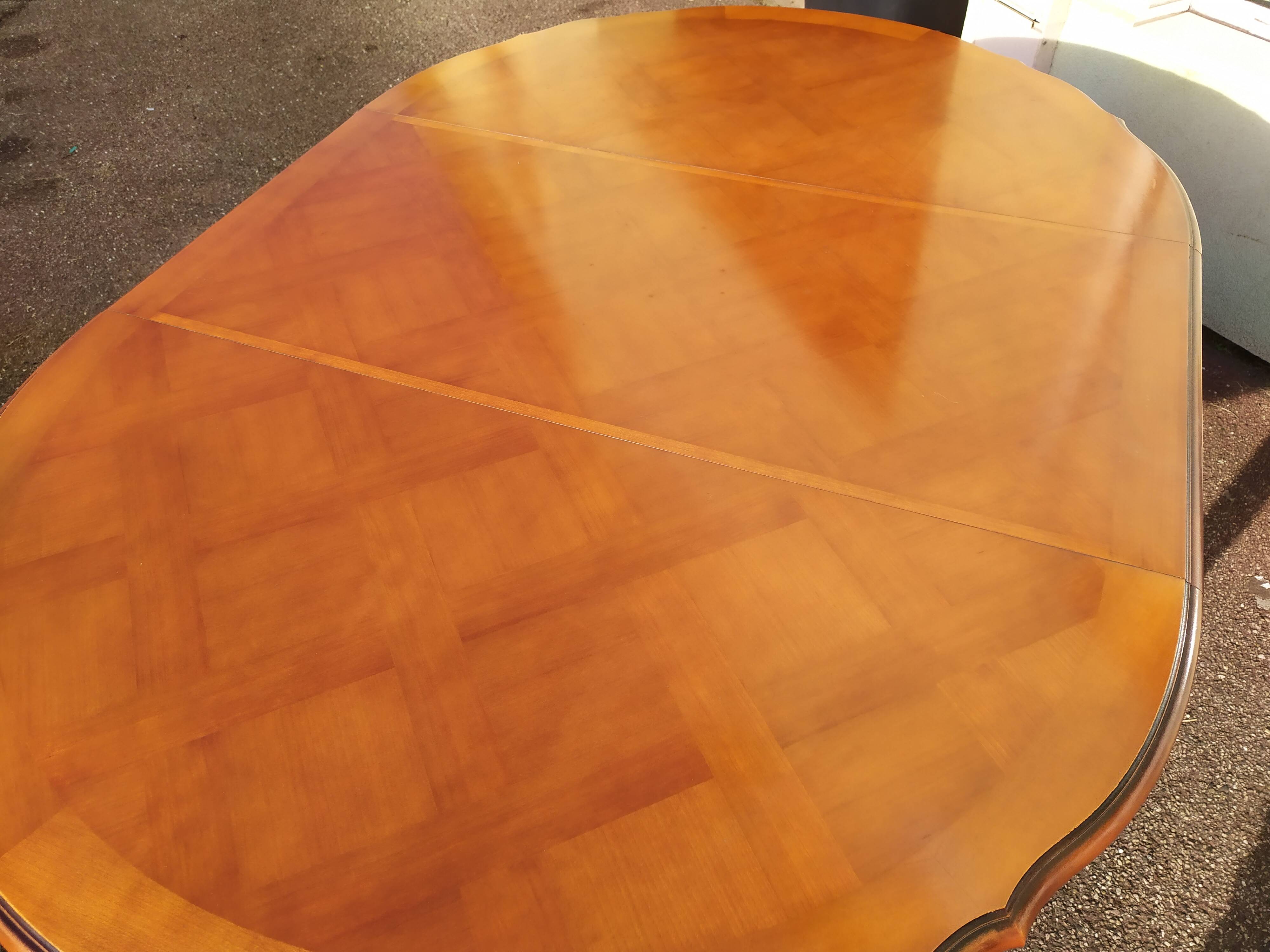 Louis XV style wooden dining table