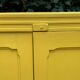 Armoire parisienne jaune poudrée 1950.
