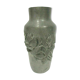 Signed tin art nouveau vase