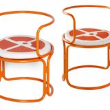 Pair of Gae Aulenti armchairs for Prisunic