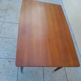 Scandinavian vintage extendable teak table 1950