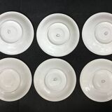6 Gien coffee cups 40s-50s