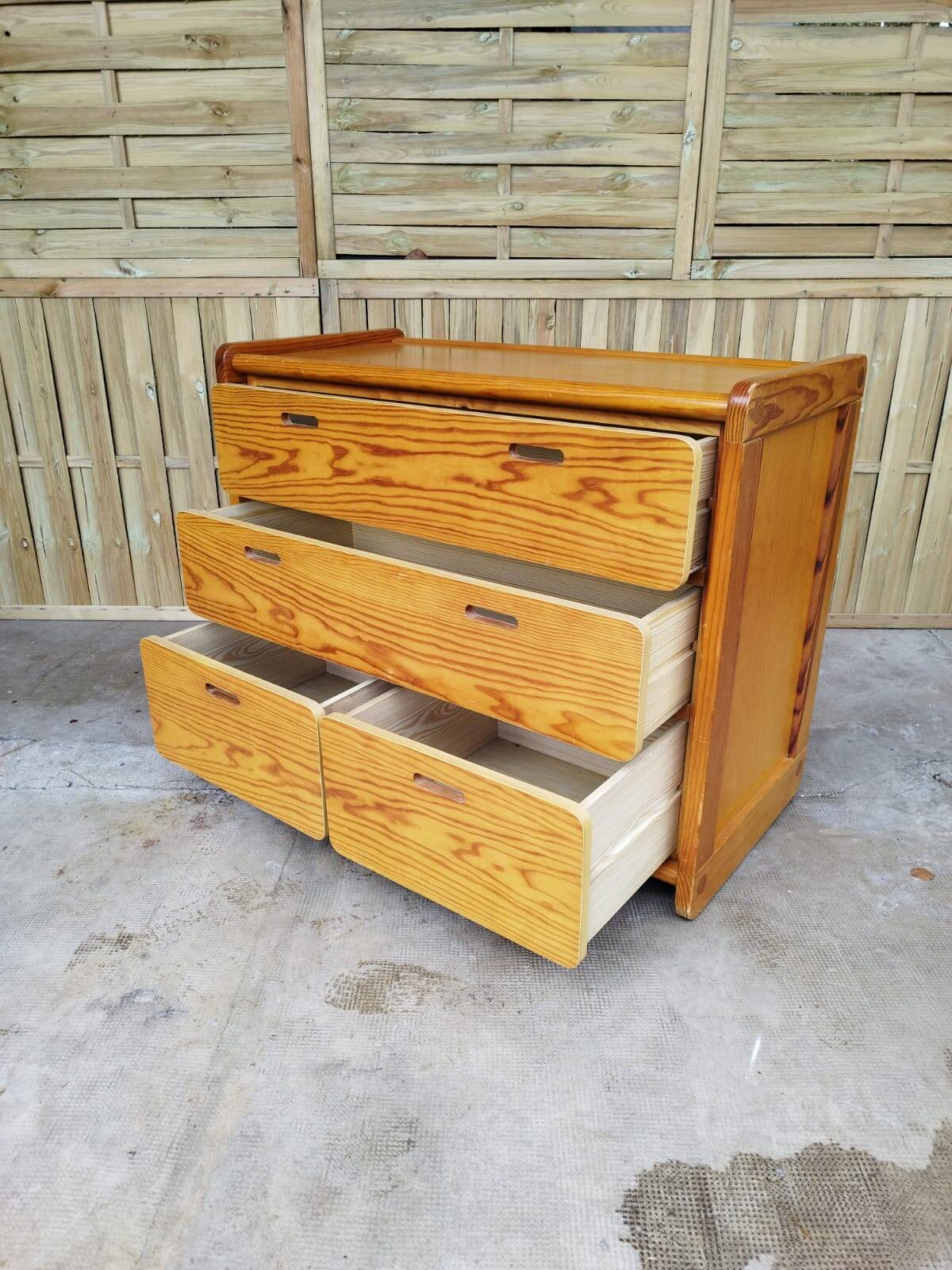Vintage Scandinavian chest of drawers 1970