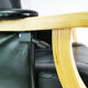Leather reclining armchair, Nordic Easy Chair, Denmark.
