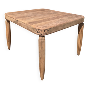 table massif carré ancienne