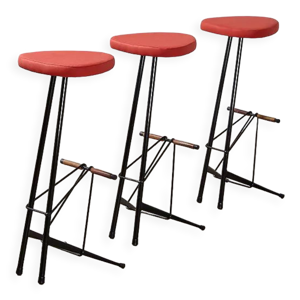 Set de 3 tabourets de barpar Willy