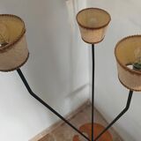 Lampadaire vintage tripode 1950