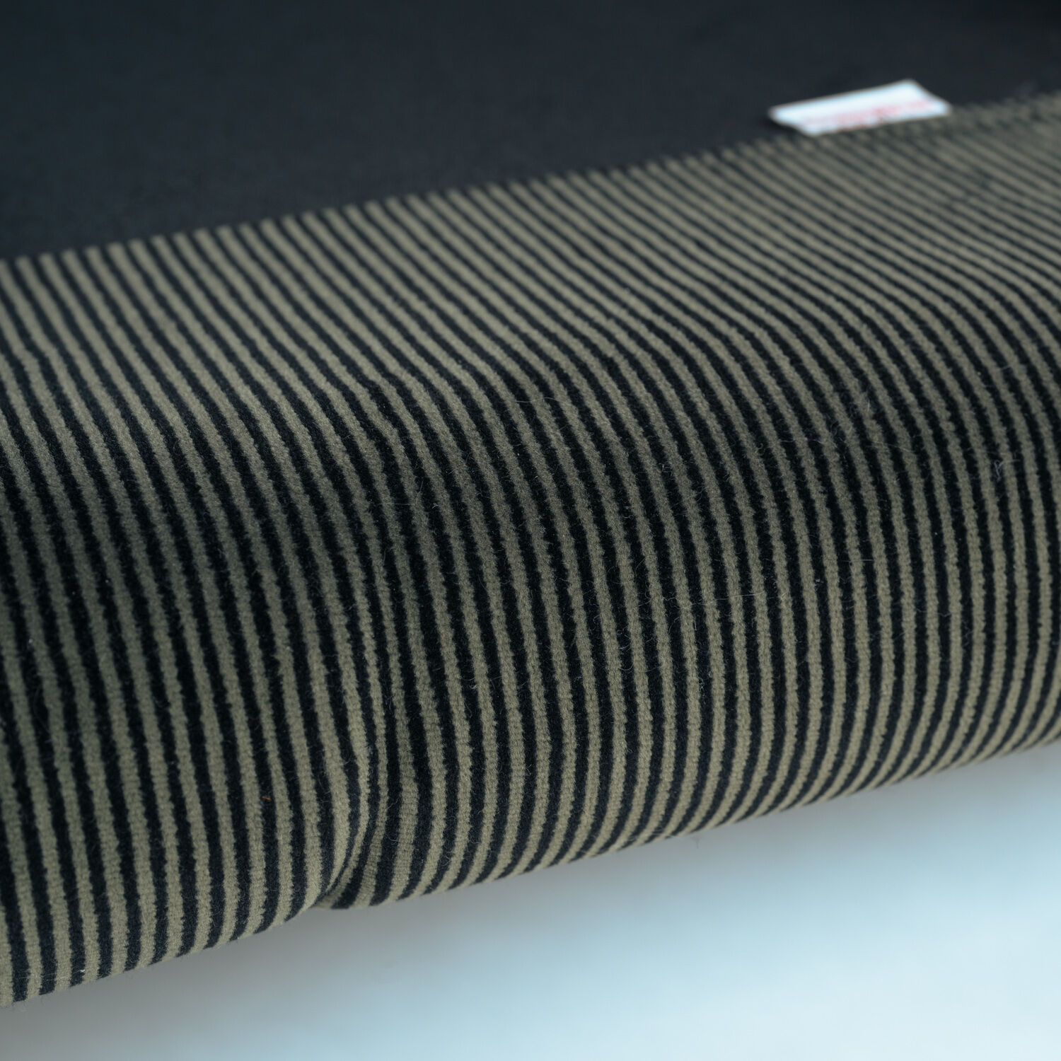 Rare Green Striped Maralunga chair by Magistretti for Cassina, Italy,