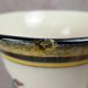 Antique Henriot Quimper vase with Breton floral decoration.