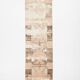 3x11 Rug For Kitchen Brown Beige Turkish Runner Rug, 86x325Cm SK 5286
