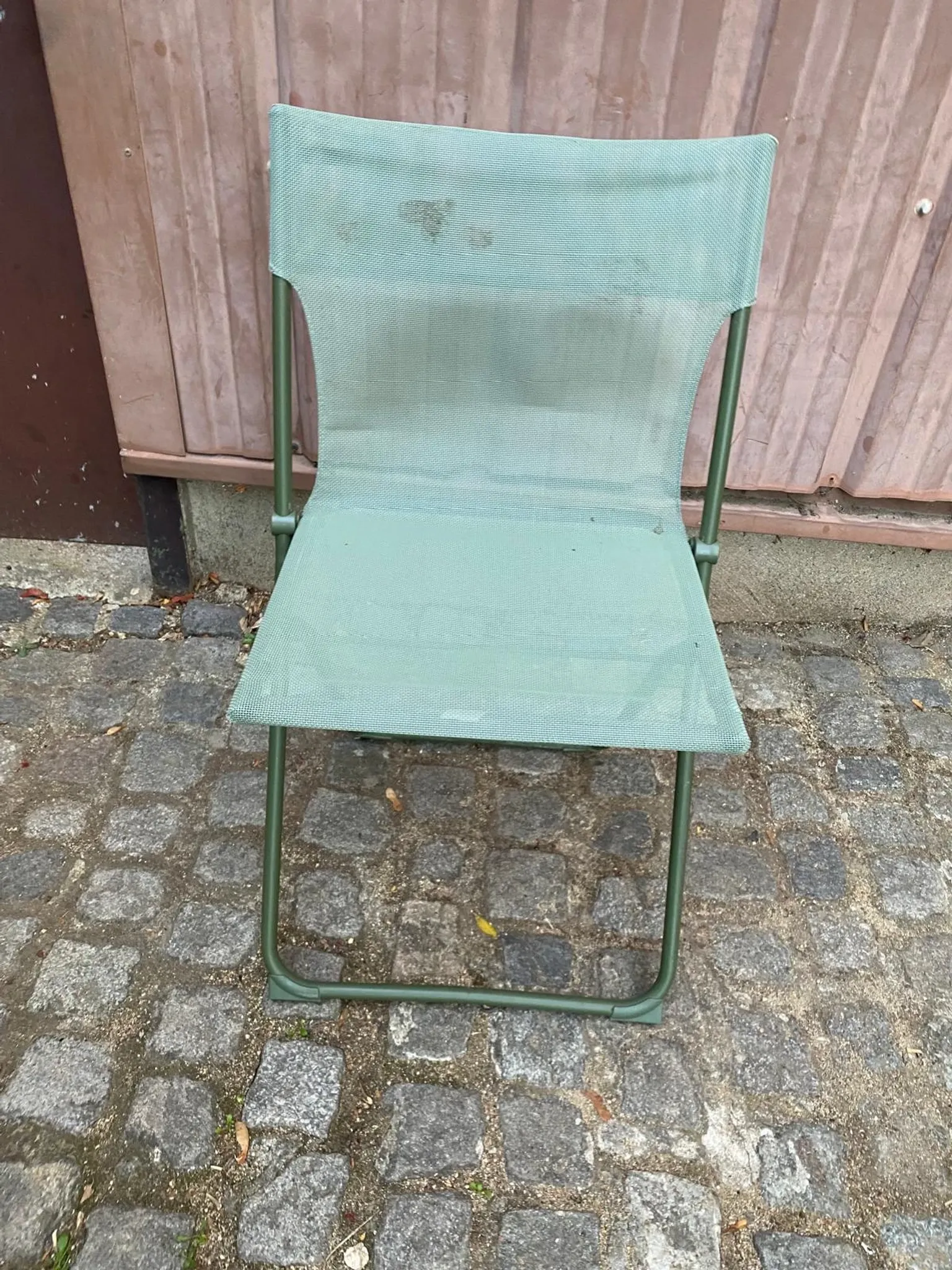 Chaise pliante de balcon LAFUMA Mobilier – Vert sauge