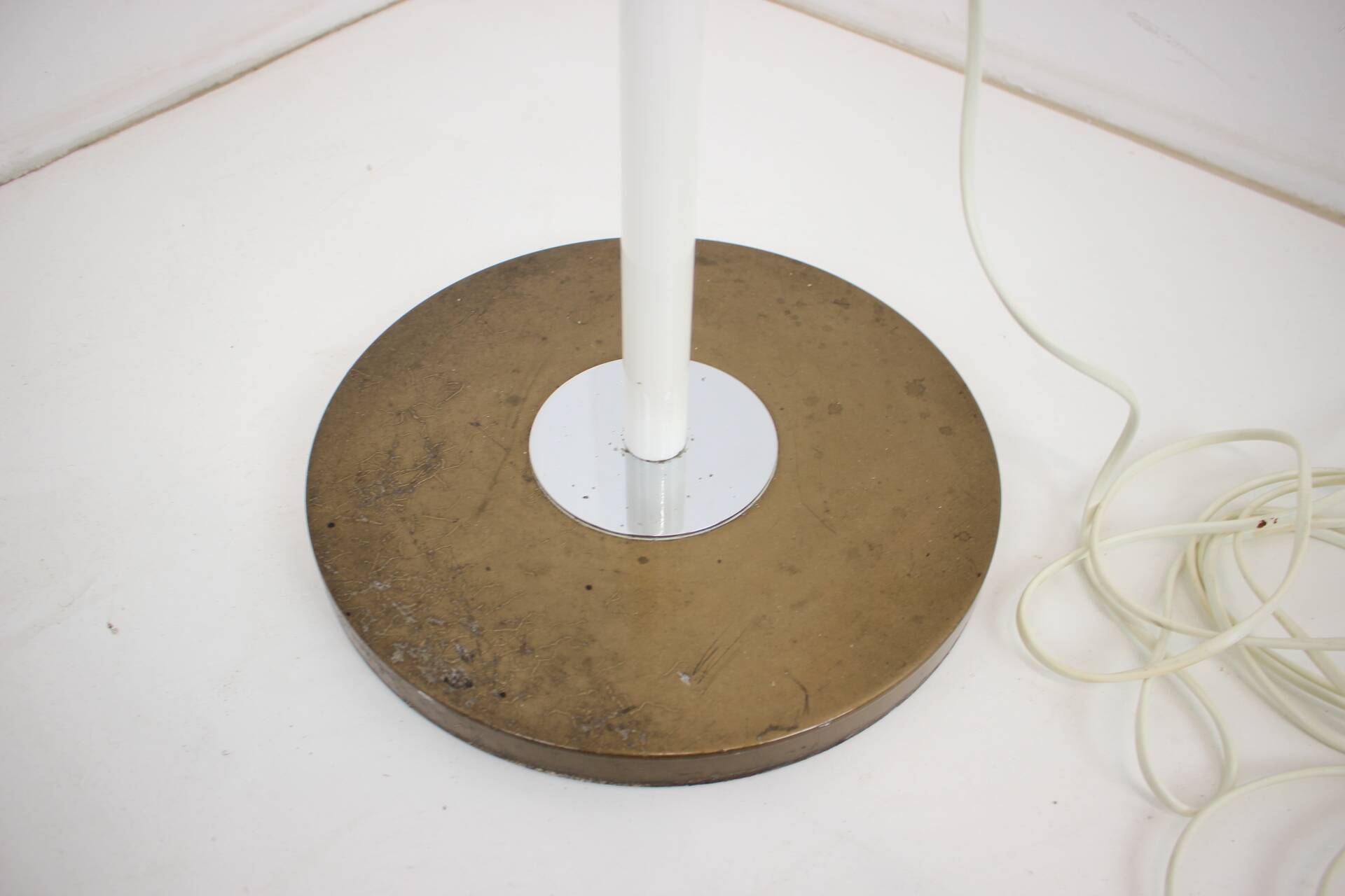 Adjustable Vintage Magnetic Floor Lamp by Drukov, 1970's, Brno, Czechoslovakia