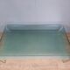 Curved glass coffee table