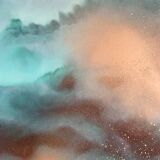 Together In Electric Dreams - Abstract art canvas