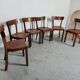6 vintage bistro chairs, 50s/60s