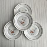 4 Vierzon Limoges porcelain plates.