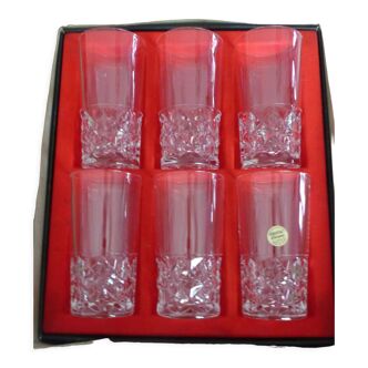 Set of 6 water glasses