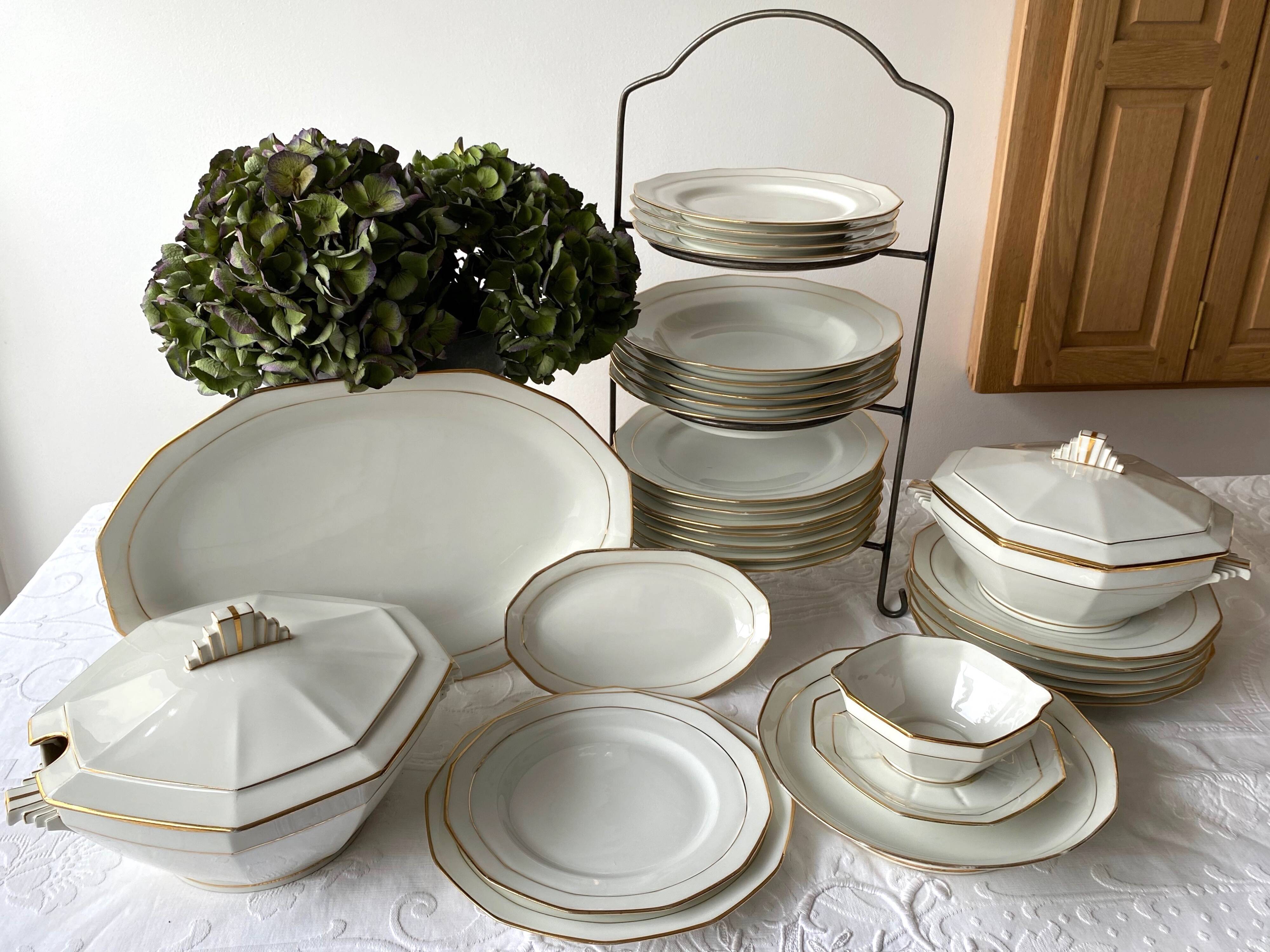 Limoges porcelain dinner plates