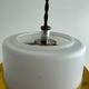 Vintage opaline suspension light from the 1970s