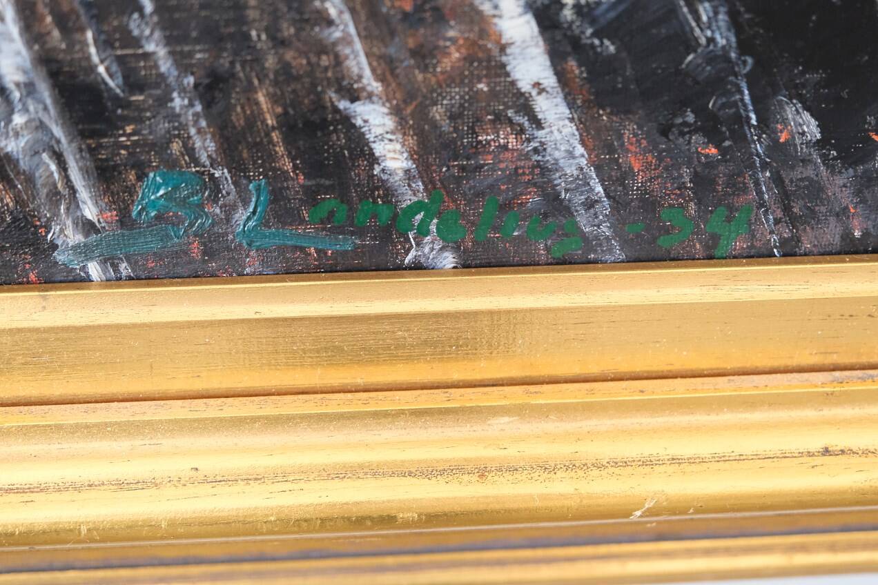 Oil painting by Bertil Landelius 1935