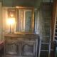 Lampe en bronze et nacre