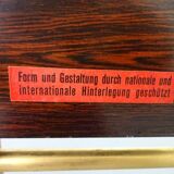 Vintage rosewood tea cart from Gerlinol, 1970s.