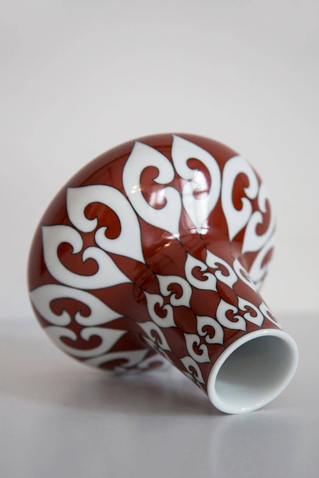 Mid-century porcelain ceramic vase, Europe, 1960s