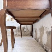 Oak console table from the 1960s.