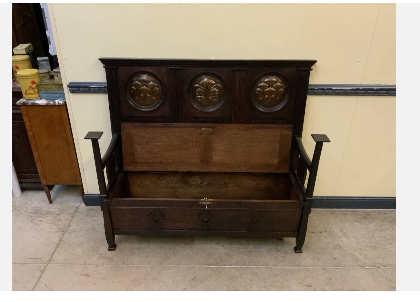 Antique - Chest Bench - Art Nouveau