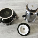 Old coffee maker sultana in green porcelain