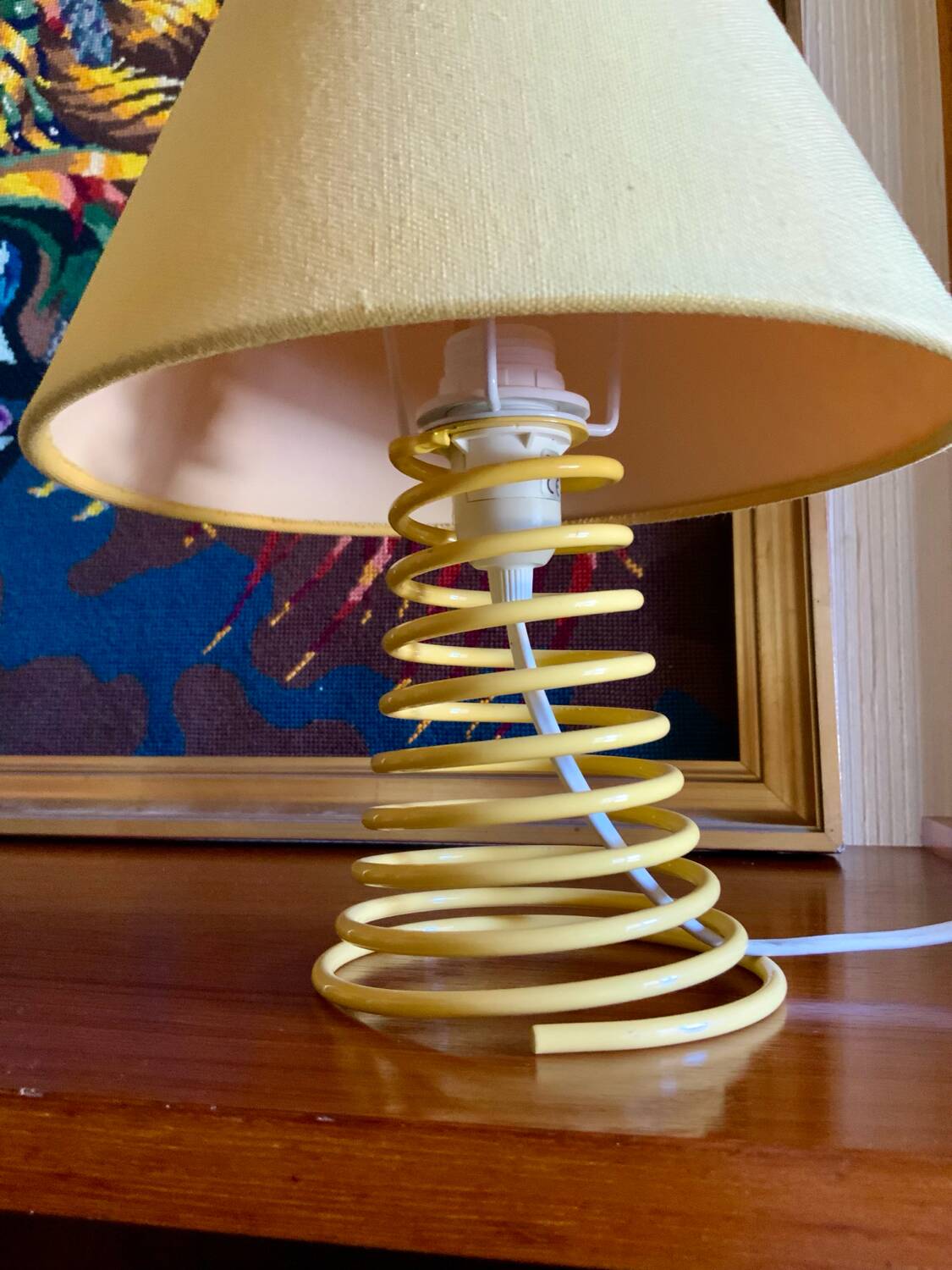 Vintage spring lamps