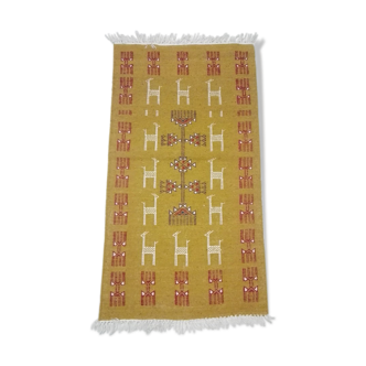 Kilim moroccan carpet 110x55cm