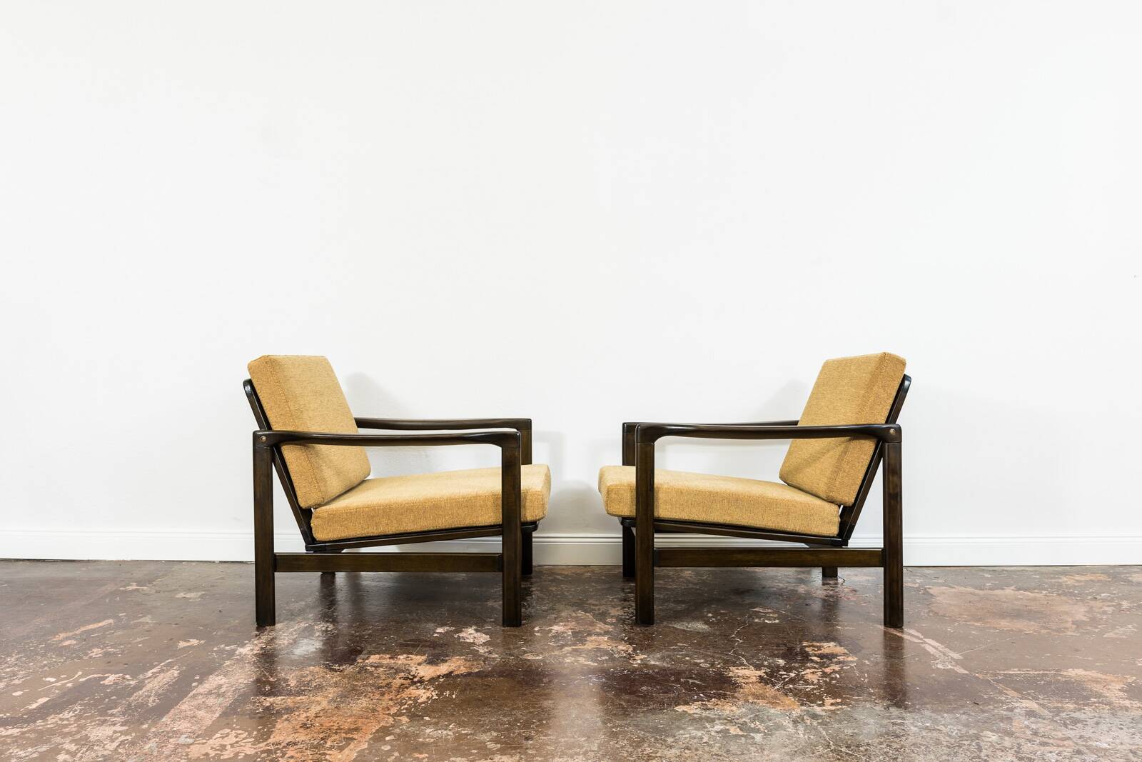 Fauteuils style Mid-Century de Zenon Bączyk, années 1960, lot de 2