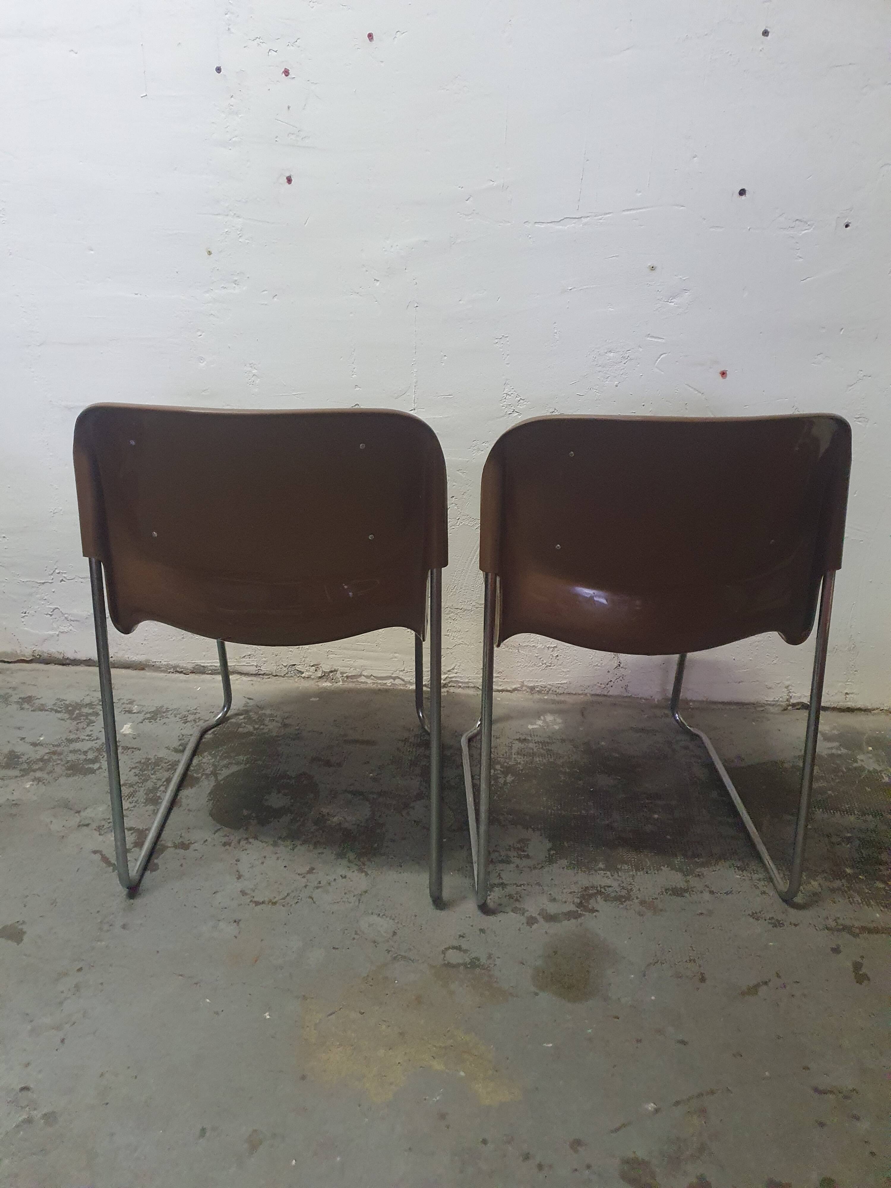 Pair of Drabert chairs designed by Gerd Lange