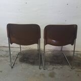 Pair of Drabert chairs designed by Gerd Lange