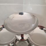 6 stainless steel 18/10 dessert bowls
