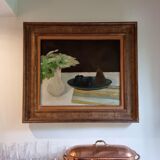 Oil on canvas, still life by René Genis