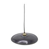 Black enamelled iron hanging lamp