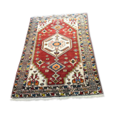 Carpet Persian athentique of the 1970s, knotted hands 208x134cm