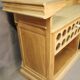 Oak and walnut bar