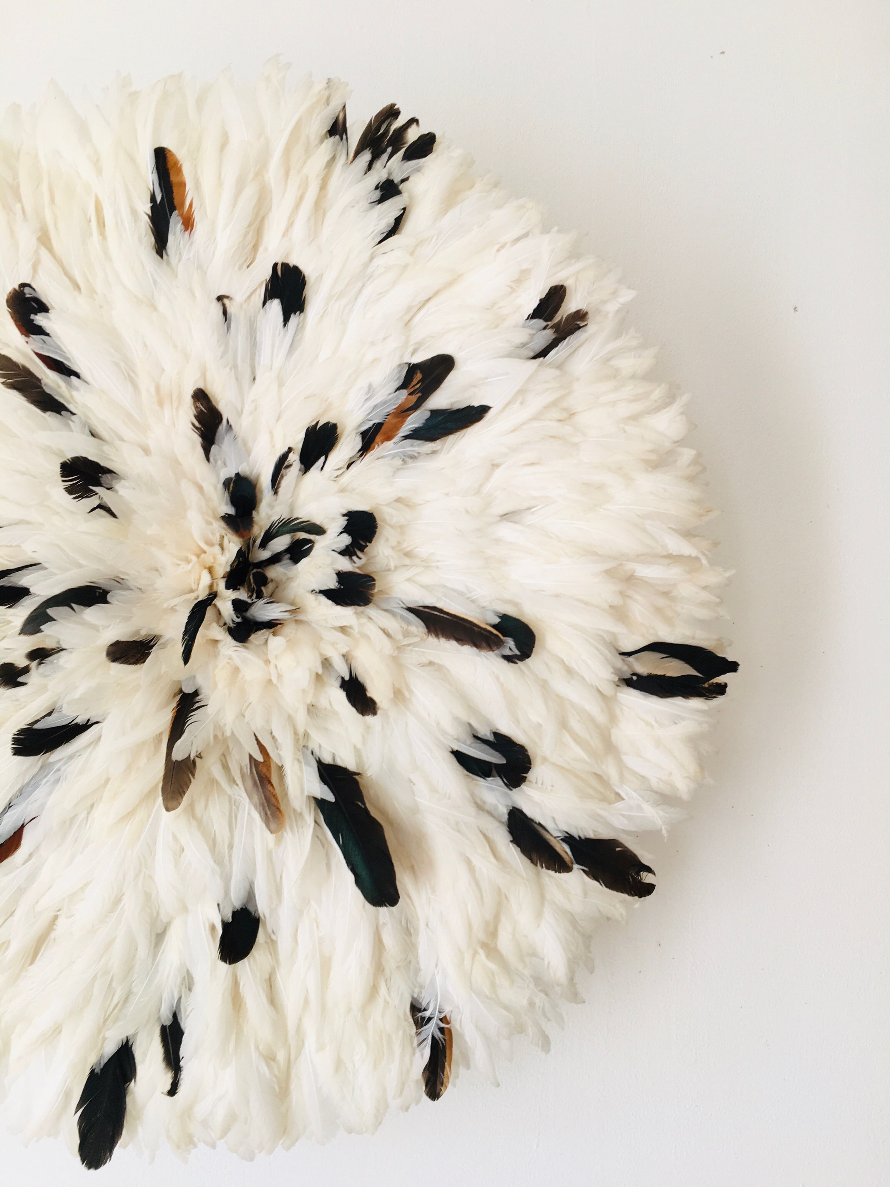 Juju hat blanc moucheté 75 cm