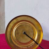 Richard Essig designer lamp in glass and gold metal