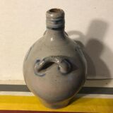 Lot 5 old blue sandstone 3 pots - carafe - vintage decoration tonneau