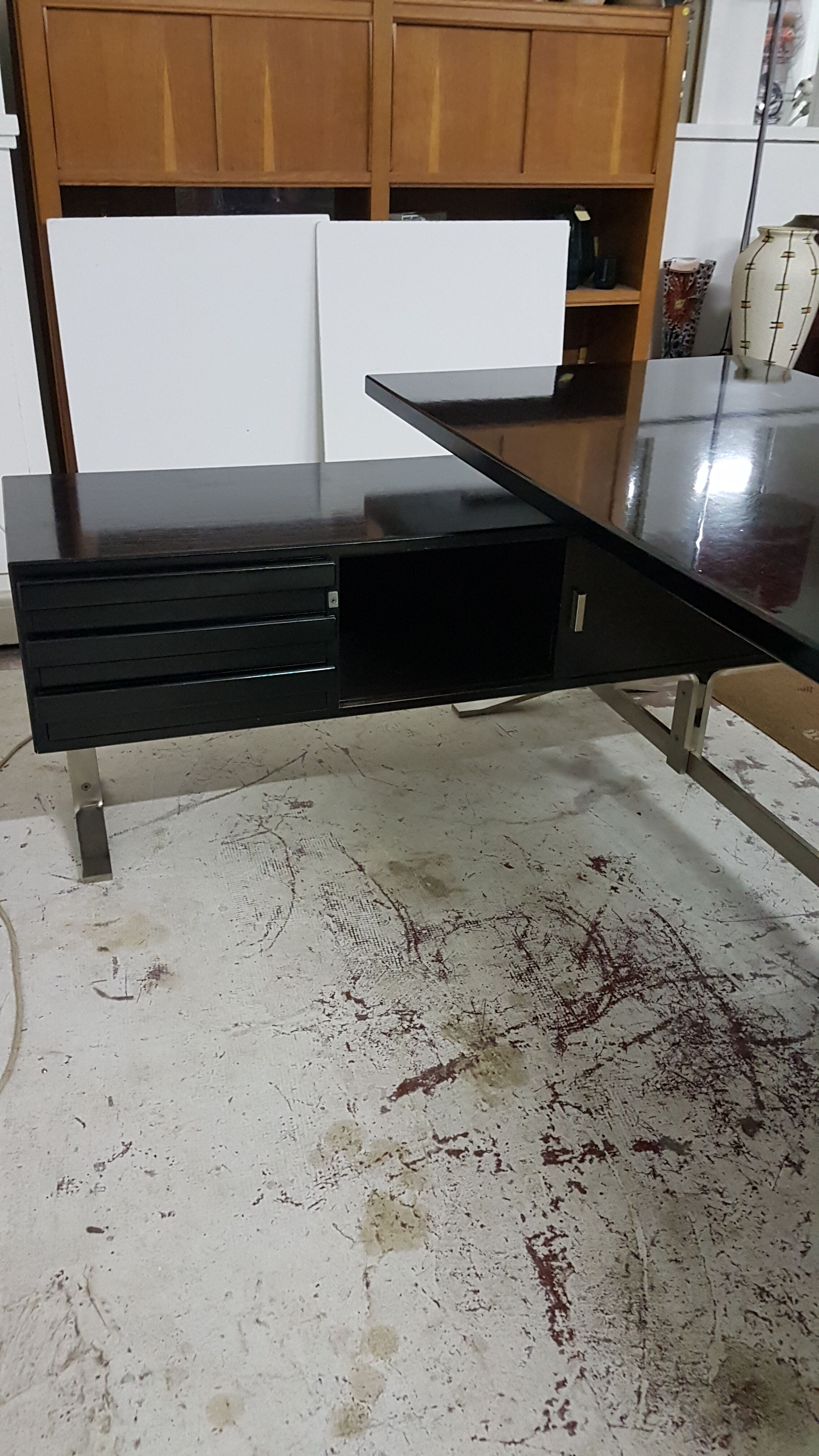 Bureau de ministre design de Gianni Moscatelli pour Formanova années 70