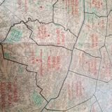 Map of Paris telephone districts