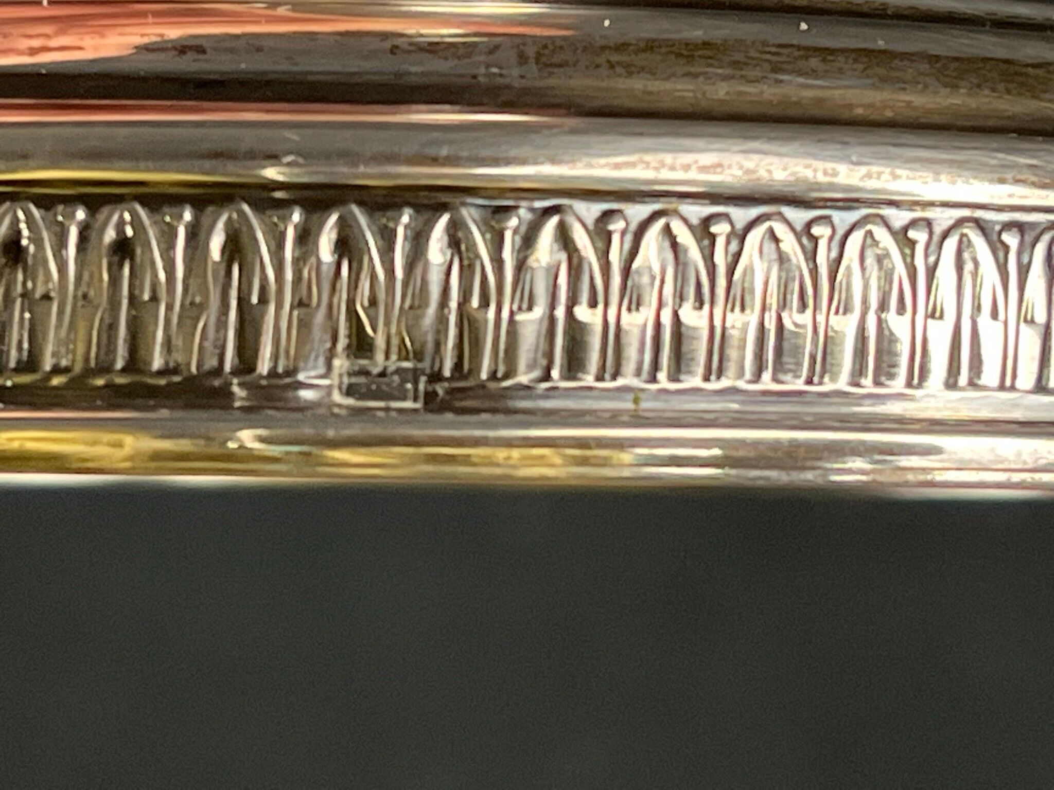 silver torch, hallmarked early 20th century