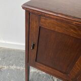 Edwardian pot cupboard / bedside cabinet in mahogany