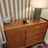 Scandinavian asymmetrical chest of drawers